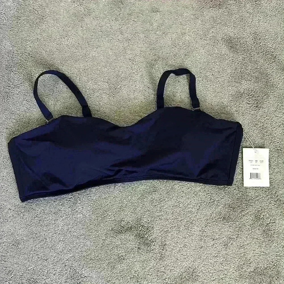 Andie Swim Bikini The Rio Top Navy Blue Size XXL - Picture 2 of 4
